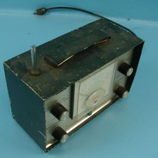 Vtg Antique Eico Transmitter Match R.  F.  Ham Radio CB Meter Tester Model 715 7