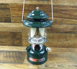 Coleman 288 Adjustable Two Mantle Lantern Dated 8/88