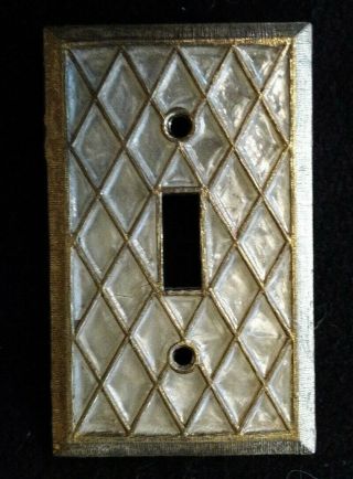 Vintage Pearl Electrical Light Switch Cover Plate