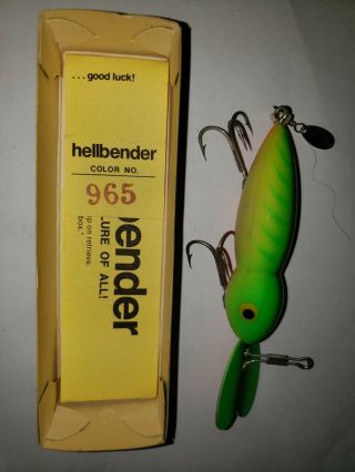 Vintage Whopper stopper Hellbender lure 965 2