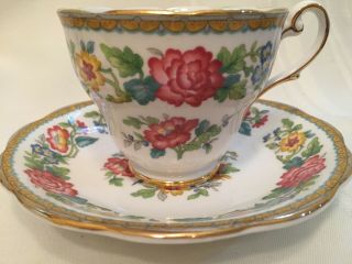Royal Standard Fine Bone China Tea Cup And Saucer Made In England