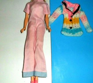 Pink Jumpsuit W Jacket Clone Barbie Shillman Sindy Maddie Mod Outfit 1970 