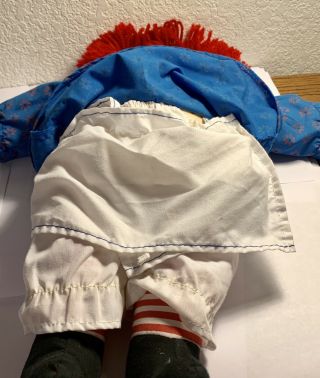 17.  5 Raggedy Ann Plush Doll by Knickerbocker Heart On Chest Vintage 1970/80s Era 5