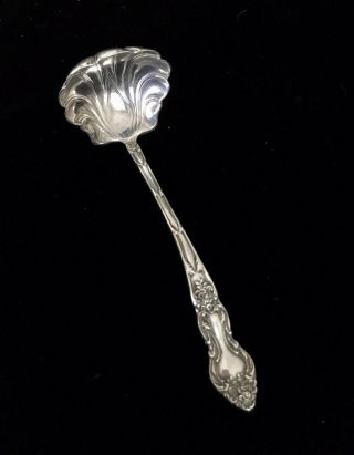 WATSON also WALLACE MEADOW ROSE Sterling Silver Small Ladle 4 3/4” 20 Gr. 2