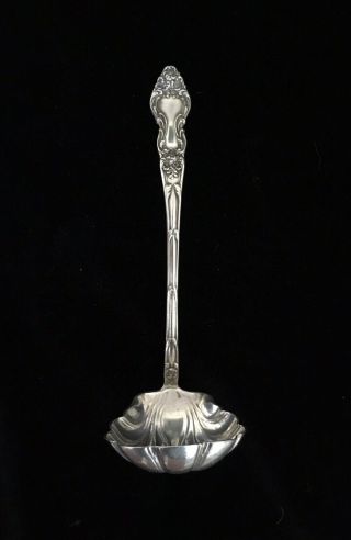 WATSON also WALLACE MEADOW ROSE Sterling Silver Small Ladle 4 3/4” 20 Gr. 5