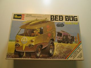 Vintage Revell 1969 1/25 Bed Bug Panel Pad Van H - 1203:200 Model