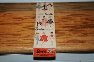 Vintage Barbie Doll " Box Only " For 1962 Brunette Ponytail No.  850 Vintage Barbie.