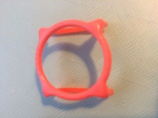 Vintage Swatch Watch Guard Too Large - Solid Coral Pink