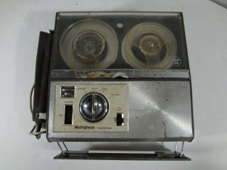 Vintage Westinghouse Reel Tape Recorder Model H28r1 Antique Electronic