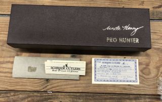 Vintage Schrade Uncle Henry Old Timer Box Only Pro Hunter