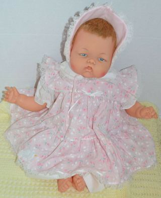 Vintge Ott19 Thumbelina Doll W 3 Outfits & Vintage Patchwork Bear,  Doll