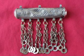 Afghan Kuchi Banjara Antique Vintage Nomad Tibet Amulet Necklace Pendant Jewlery
