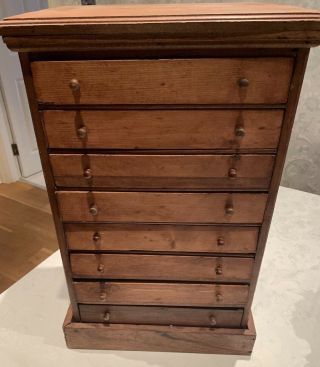 Specimen Collectors Cabinet Chest Of Drawers Untouched