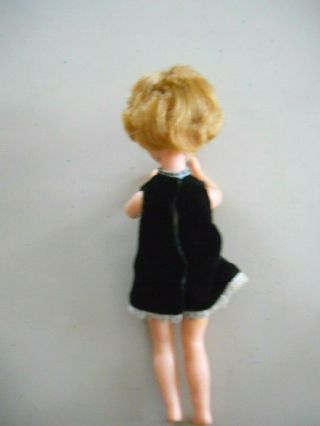 Vintage 1963 PENNY BRITE Deluxe Reading Doll Wearing Princess Japan Dress Black 2