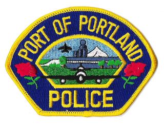 Police Patch Oregon Or Port Of Portland Airport City Of Roses Sheriff Blazers