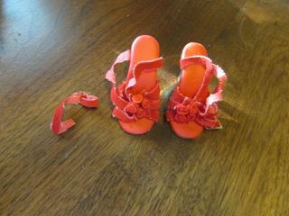 Sassy Red High Heel Shoes For Your Vintage Madame Alexander 21 Inch Cissy Doll