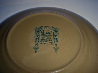 Antique 1911 Buffalo Pottery Deldare Ware 6 
