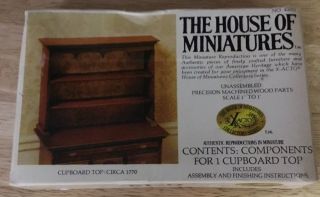 1/12 Scale Cupboard Top Kit 40051 X - Acto The House Of Miniatures Open Compete