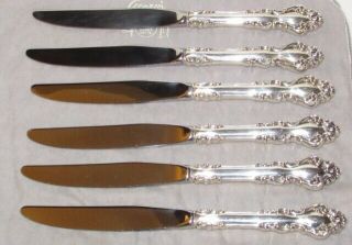 One Reed & Barton Sterling Silver Spanish Baroque Dinner Knife