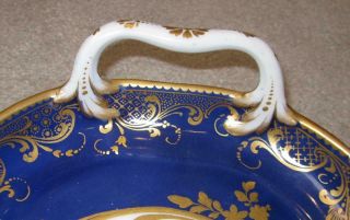Antique 19th Century French SEVRES Style Bleu Nouveau Ground Tray 6