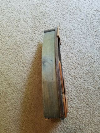 Vintage Wood Canoe / Boat Shelf With Paddles Hangs or Sits 4