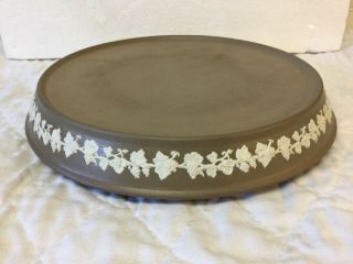 Antique Wedgwood Jasperware Cake Plate Stand Brown Color Extremely Rare & Fine