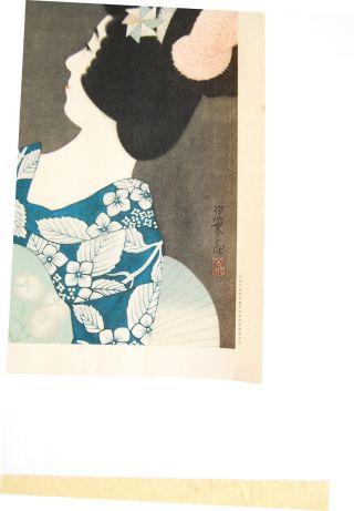 Originele litho Ito Shinsui (1898 - 1972) ' Serie 