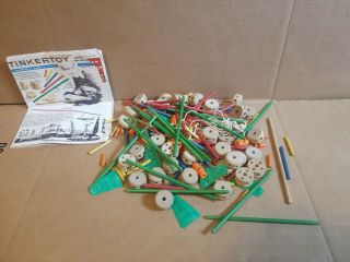 Tinker Toys Vintage Basic Includes Instructions Idea Book