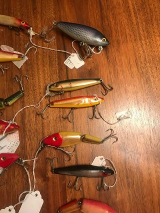 llot of 24 vintage fishing lures L&S,  Jointed Lures, 4