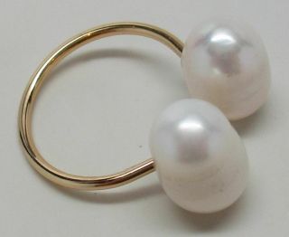 Vintage 10k Gold - Filled Western Pearl Ring (size: 6) - Gorgeous,  L@@k