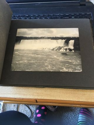 Antique Niagara Falls Souvenir Photo Album /Scrap Book,  20 Images 2
