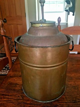 Antique Copper Moonshine Still Pot Boiler