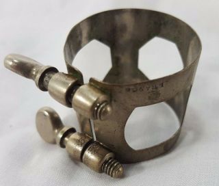 Vintage Antique Saxaphone Mouthpiece Clamp Made In France