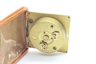 Vintage KIENZLE Travel Alarm Clock Folding Made In Germany 6