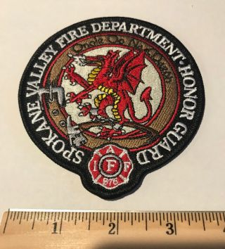 Spokane Valley Fire Department Honor Guard Washington Wa Patch Iaff Local 876