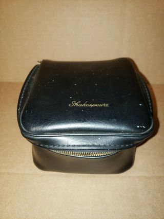Shakespeare Leather Fishing Reel Case