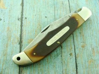 Vintage Schrade Usa 125ot Old Timer Mustang Folding Hunter Knife Knives Tools Nr