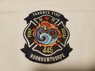 Toronto Fire Station 445 Patch Newly Released