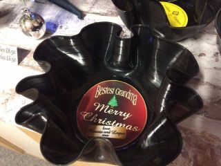 Retro Vintage Upcycled Vinyl Record Bowl - Ideal Gift,  Can Be Personalised