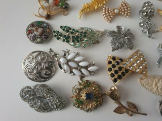 Antique or Vintage Brooch Pin Costume Jewellery Jewelry Joblot Bundle 7