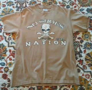 Kenny Chesney Eric Church Eli Young 2013 No Shoes Nation Tour T - Shirt - Men 