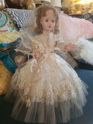 American Character Sweet Sue Bride Doll,  Vintage,  Open/close Eyes,  Walker