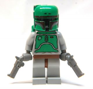 Lego Star Wars Boba Fett Figure,  4476 Two Guns,  Minifigure (2003) Jabba 