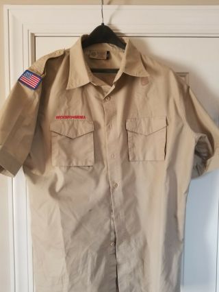 Bsa Boy Scout Uniform Shirt Men 