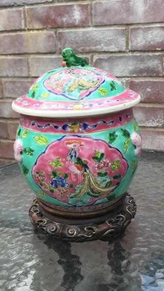 Chinese straits / nyonya peranakan porcelain Tureen 2