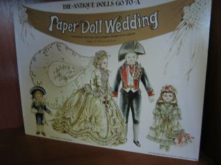 Antique French Doll Paper Dolls & The Antique Dolls Go To a Wedding Rosamond 2
