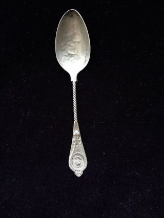 Albert Coles & Co.  Coin Silver Medallion Pattern 1863 Spoon (231047)