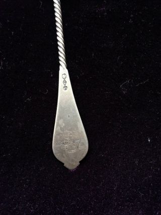 Albert Coles & Co.  Coin Silver Medallion Pattern 1863 Spoon (231047) 5