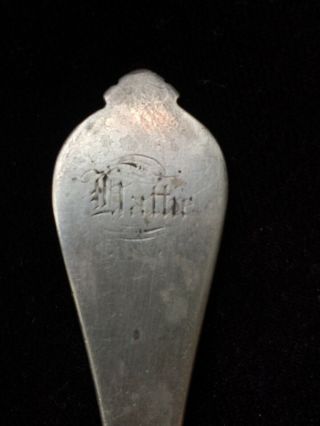 Albert Coles & Co.  Coin Silver Medallion Pattern 1863 Spoon (231047) 6