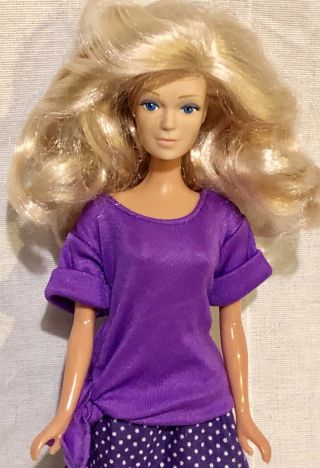 Vintage 1977 Candi Doll Mego Corp Hong Kong 12 " Blonde Twist & Turn